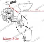 ЖИЛО ЗА ГАЗ 1 ЗА ПИАДЖО VESPA ET2, броня 80.5см/жило 91см-2